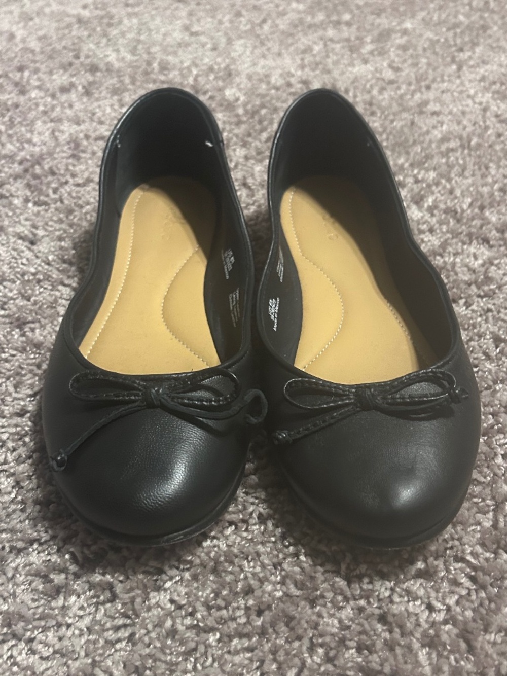 Nisolo black leather elegant luxury ballet flats women’s 8.5